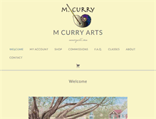 Tablet Screenshot of mcurryarts.com